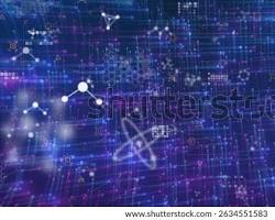 Illustration numérique sur fond sombre montrant un réseau complexe de lignes et de points lumineux bleus et violets, évoquant des constellations ou des connexions neuronales.